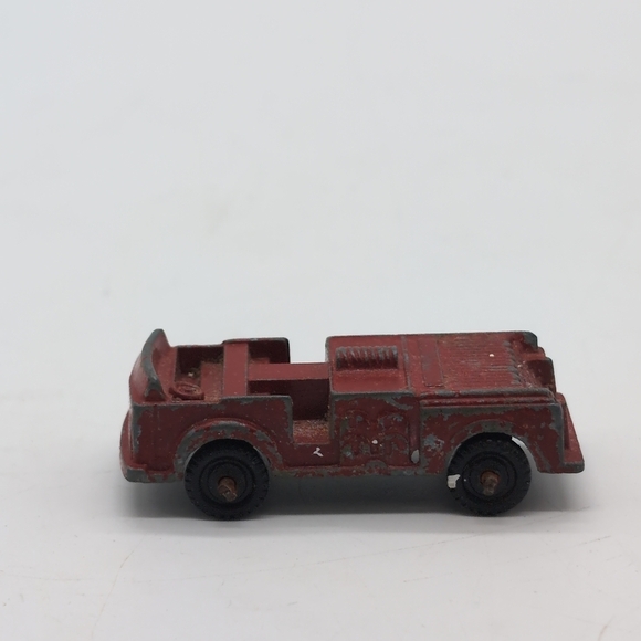 Vintage Toy Car Set - Corgi Heinkel Bubble, Midget Fire Truck, Tow Truck, Drag - Picture 7 of 14